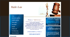 Desktop Screenshot of marklaw.pl